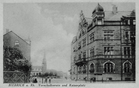 Der "Vorschussverein" und der Kaiserplatz (ca. Anfang des 20. Jahrhunderts)
