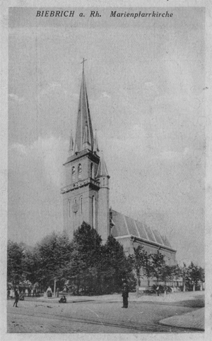 Die Kirche Sankt Marien (ca. Anfang des 20. Jahrhunderts)