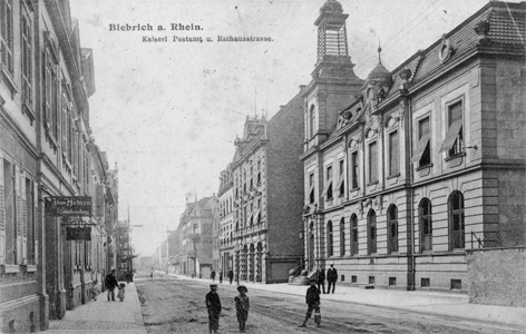Die Neue Reichspost und die Rathausstraße (ca. 1905)