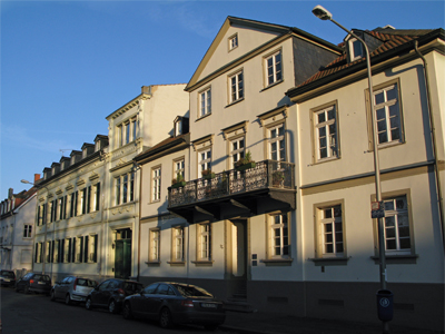 Die Straße Am Schlosspark (Dezember 2007)