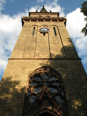 Der Turm der Kirche Sankt Marien (September 2007)