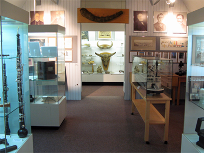 Im Inneren des Museums Biebrich für Heimat- und Industriegeschichte (März 2010)