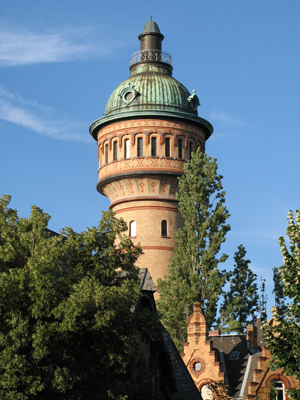 Der Biebricher Wasserturm (Juli 2007)