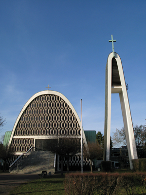 Die Heilig-Geist-Kirche (Februar 2008)