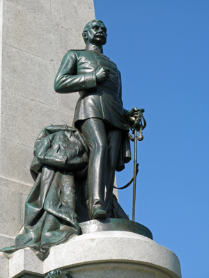 Das Bronzestandbild des Herzogs Adolph von Nassau (September 2009)