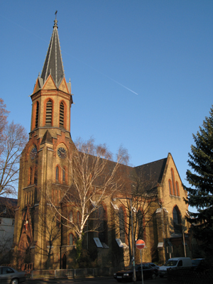Die Herz-Jesu-Kirche (Dezember 2007)